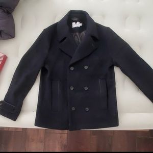 Men's Topman darkest navy almost black jacket